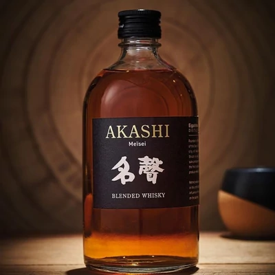 Akashi Meisei whisky DD 2 pohárral DRS (0,5L / 40%)