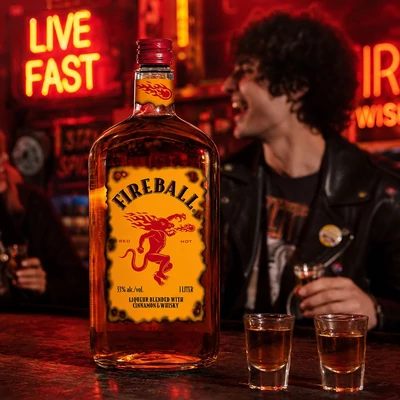 Fireball Cinnamon whiskylikőr DRS (0,5L / 33%)
