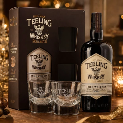 Teeling Small Batch whiskey DD 2 pohárral DRS (0,7L / 46%)