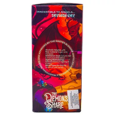 The Demons Share 6 éves rum ajándékcsomag két alumínium pohárral DRS (0,7L / 40%)