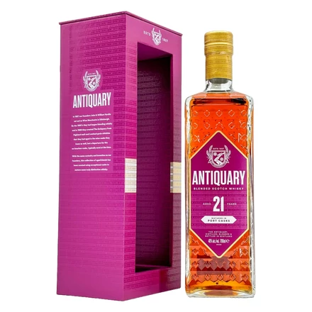 Antiquary Scotch 21 éves Port cask whisky (0,7L / 40%)