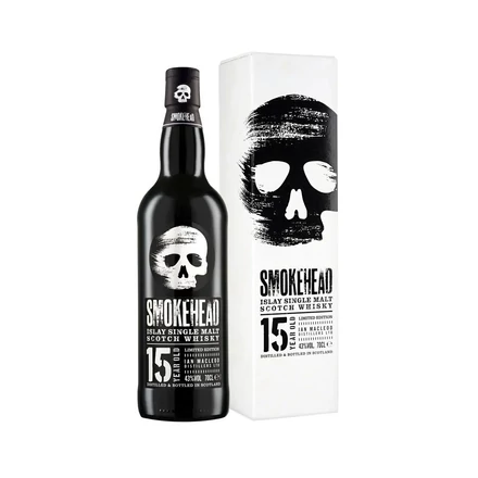 Smokehead 15 éves whisky DRS (0,7L / 43%)