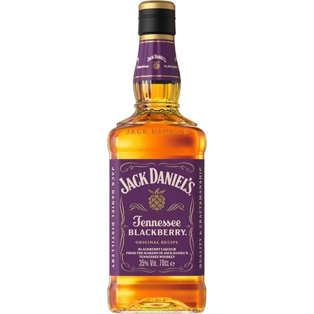 Jack Daniel's Blackberry whiskeylikőr DRS (0,7L / 35%)