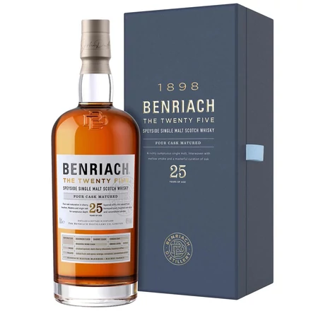 BenRiach 25 éves whisky (0,7L / 46%)