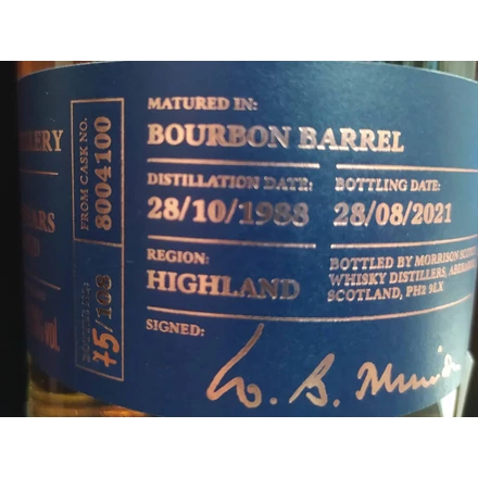 Glen Garioch 32 éves 1988 Cárn Mór Family Rerseve whisky (0,7L / 42,3%)