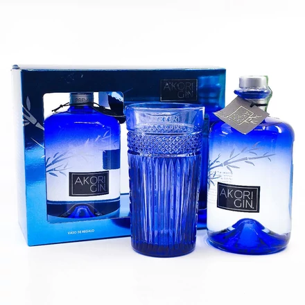 Akori gin díszdobozban 1 pohárral DRS (0,7L / 42%)