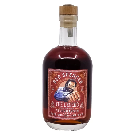 Bud Spencer The Legend Feuerwasser chilis-fahéjas likőr DRS (0,7L / 33%)