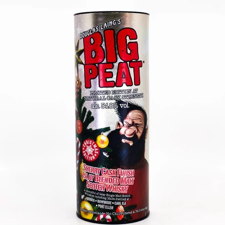 Big Peat Karácsonyi kiadás 2023 whisky díszdobozban (0,7L / 54,8%)