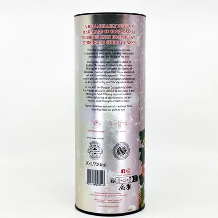 Big Peat Karácsonyi kiadás 2023 whisky díszdobozban (0,7L / 54,8%)