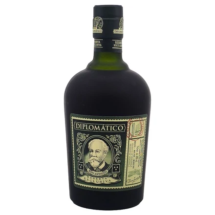 Diplomatico Exclusiva rum 2 db Old Fashioned pohárral Új Design DRS (0,7L / 40%)