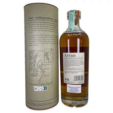 Arran 2012 10 éves Peated Tokaji Cask Finish whisky (0,7L / 48%)