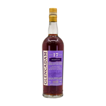 Glencadam 17 éves PX Sherry Quarter Cask Finish whisky (0,7L / 46%)
