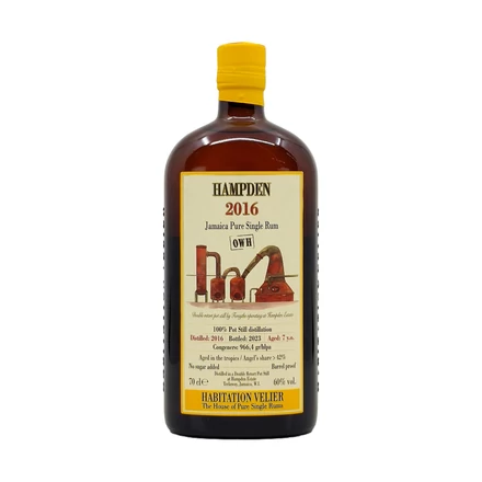 Hampden 7 éves Habitation Velier rum (0,7L / 60%)