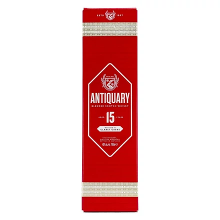 Antiquary Scotch 15 éves Claret cask whisky (0,7L / 40%)