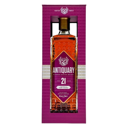 Antiquary Scotch 21 éves Port cask whisky (0,7L / 40%)