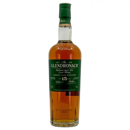Glendronach 15 éves whisky ÚJ DRS (0,7L / 46%)