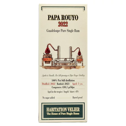 Papa Rouyo 2022 Habitation Velier rum (0,7L / 56,7%)
