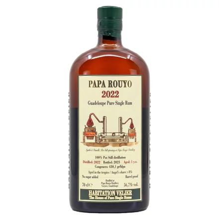 Papa Rouyo 2022 Habitation Velier rum (0,7L / 56,7%)