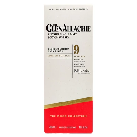 GlenAllachie 9 éves Sherry Cask Series - Oloroso Cask whisky DRS (0,7L / 48%)