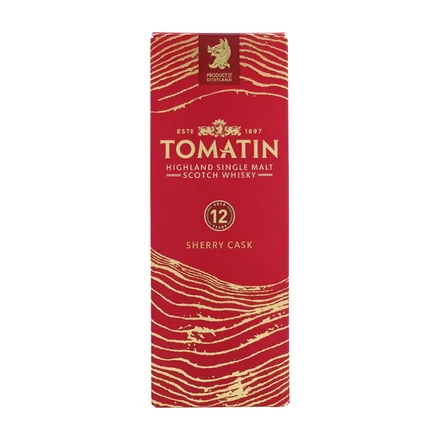 Tomatin 12 éves Sherry Cask whisky DRS (0,7L / 40%)
