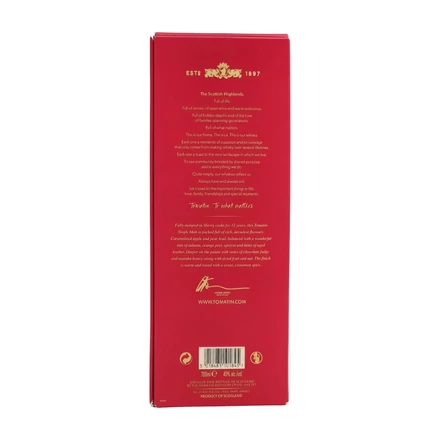 Tomatin 12 éves Sherry Cask whisky DRS (0,7L / 40%)
