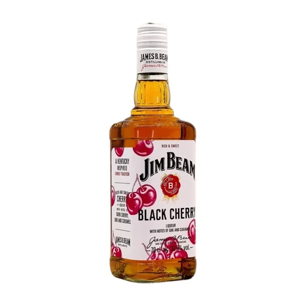 Jim Beam Black Cherry whiskeylikőr DRS (0,7L / 32,5%)