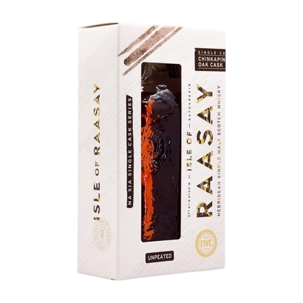 Isle of Raasay 5 éves Na Sia Single Cask Series - Chinkapin Cask whisky (0,7L / 62%)