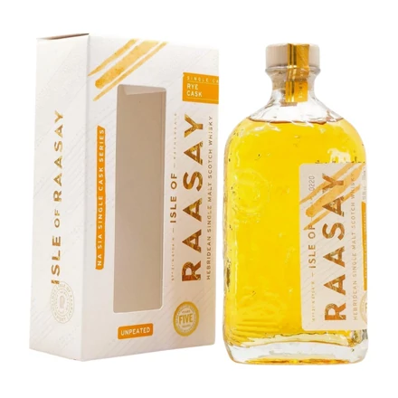 Isle of Raasay 5 éves Na Sia Single Cask Series - Rye Cask whisky (0,7L / 60,9%)