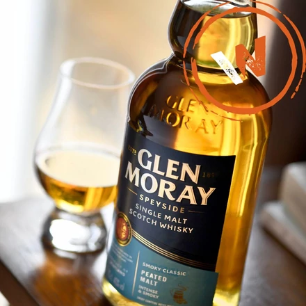 Glen Moray Peated whisky DRS (0,7L / 40%)