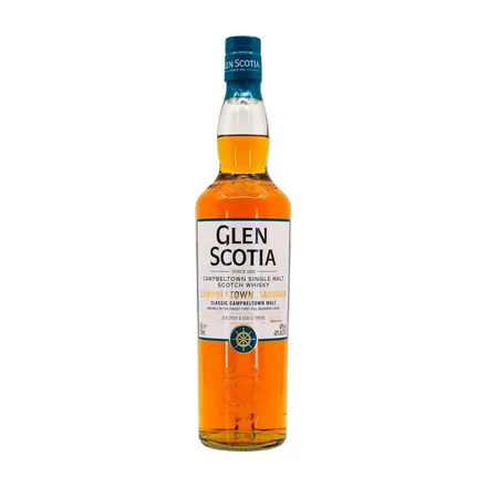 Glen Scotia Campbeltown Harbour whisky ajándékcsomag 2 pohárral DRS (0,7L / 40%)