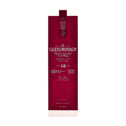 Glendronach 12 éves whisky DRS (0,7L / 43%)