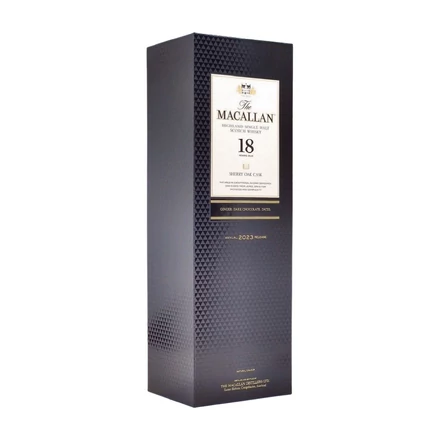 Macallan 18 éves Sherry Oak whisky (0,7L / 43%)