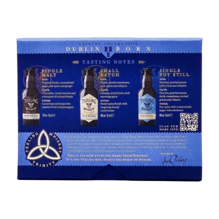 Teeling Dublin Born Trinity mini whiskey pack (0,15 L / 46%)