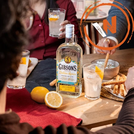 Gibson’s Lemon gin DRS (0,7L / 37,5%)