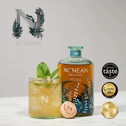 Nc'nean Organic Single Malt whisky díszdobozban (0,7L / 46%)