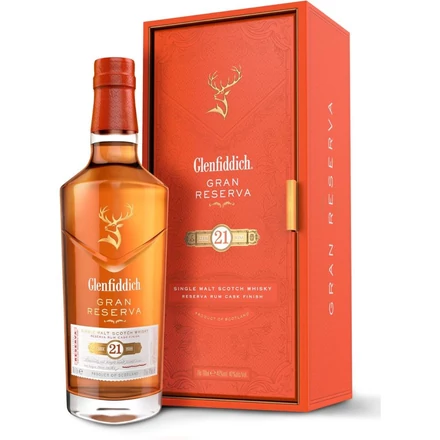 Glenfiddich 21 éves Gran Reserva whisky (0,7L / 43,2%)