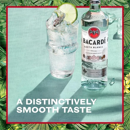 Bacardí Carta Blanca rum (0,7L / 37,5%)