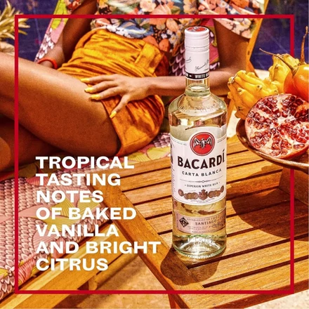 Bacardí Carta Blanca rum (0,7L / 37,5%)