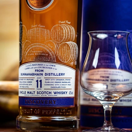 Bunnahabhain 11 éves Sherry Gordon&MacPhail Discovery whisky DRS (0,7L / 43%)