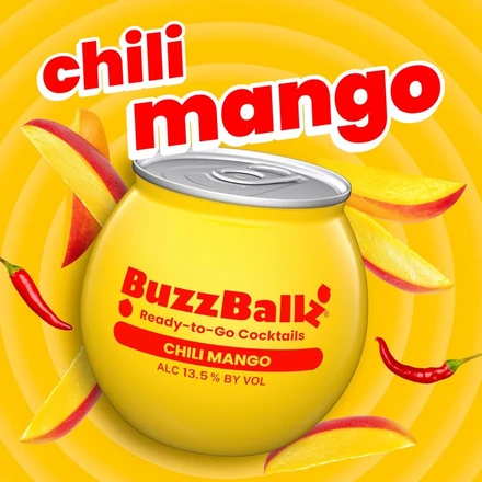 BuzzBallz Chili Mango cocktail RTD (0,2L / 13,5%)