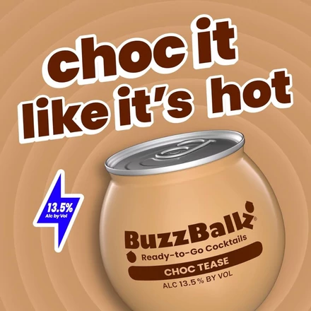 BuzzBallz Choc Tease cocktail RTD (0,2L / 13,5%)