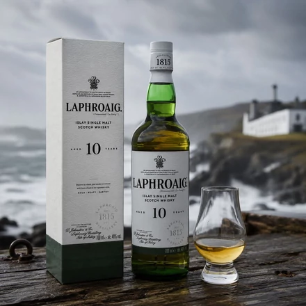 Laphroaig 10 éves whisky DRS (0,7L / 40%)