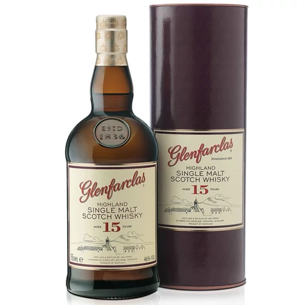 Glenfarclas 15 éves whisky DRS (0,7L / 46%)