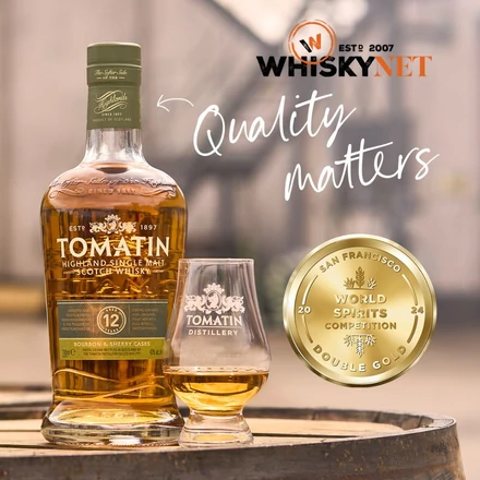 Tomatin 12 éves whisky DRS (0,7L / 43%)
