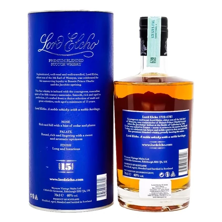 Lord Elcho 15 éves whisky (0,7L / 40%)