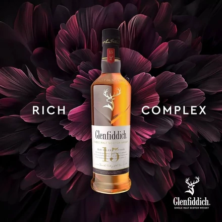 Glenfiddich 15 éves Solera Reserve whisky DRS (0,7L / 40%)