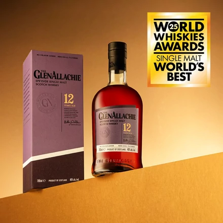GlenAllachie 12 éves whisky DRS (0,7L / 46%)