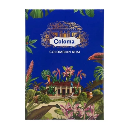 Coloma 8 éves rum ajándékcsomag 2 pohárral (0,7L / 40%)