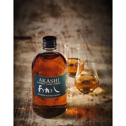 Akashi Blended Sherry Cask Finish whisky DRS (0,5L / 40%)