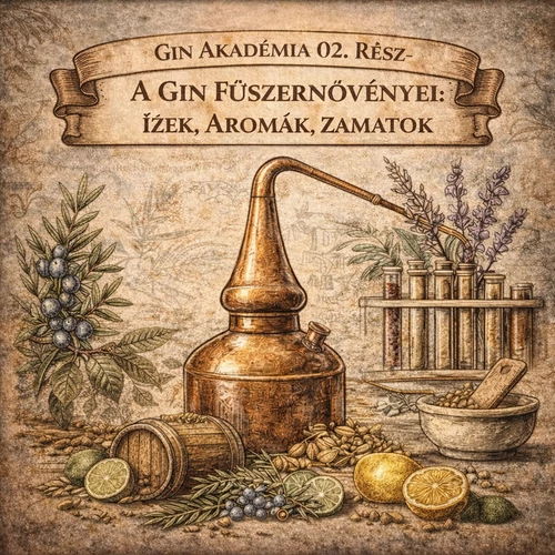 Gin Akadémia 02. rész: A gin fűszernövényei: ízek, aromák, zamatok 